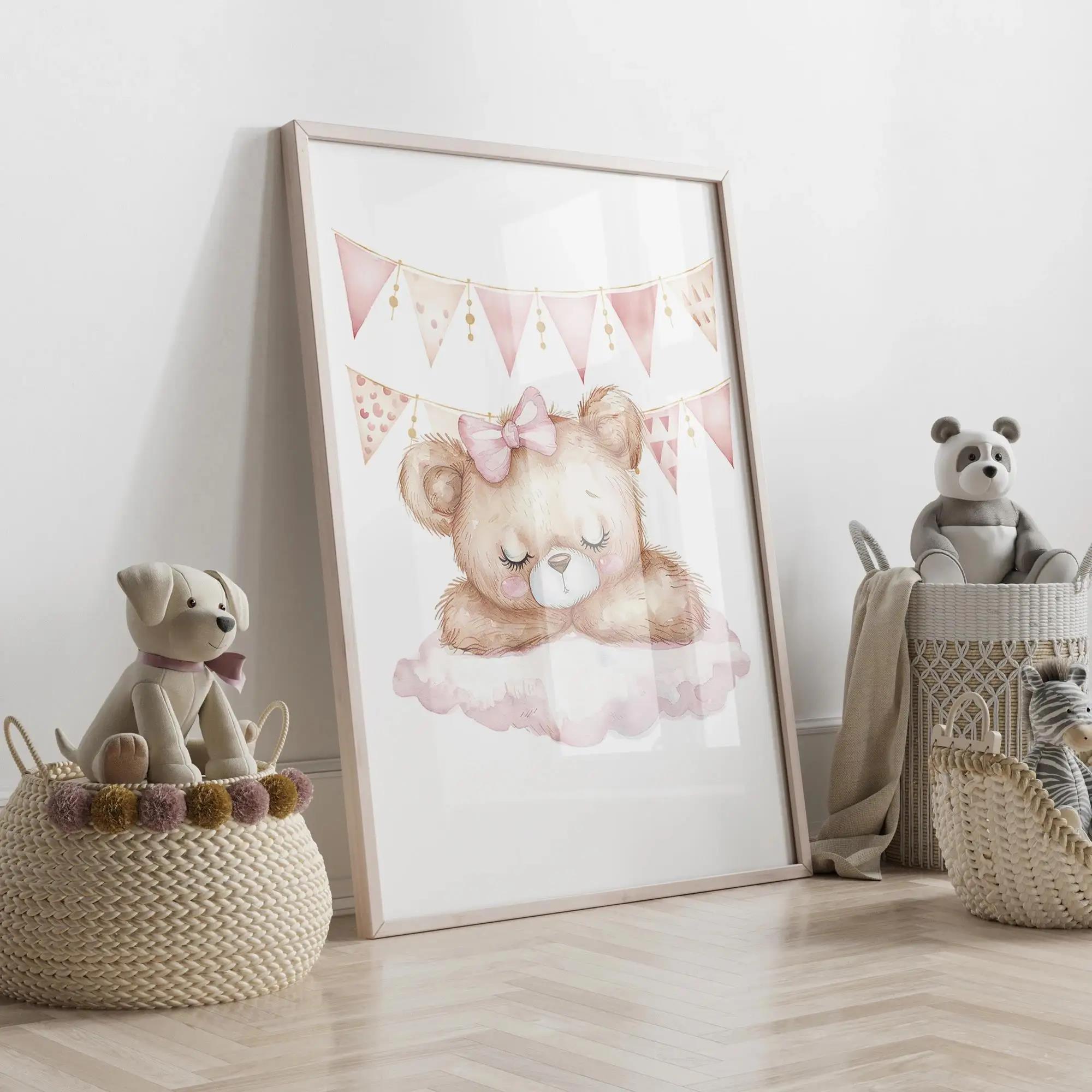 Pink Dream Bear Carousel Tent  - Interior Design Living Room recension och pris