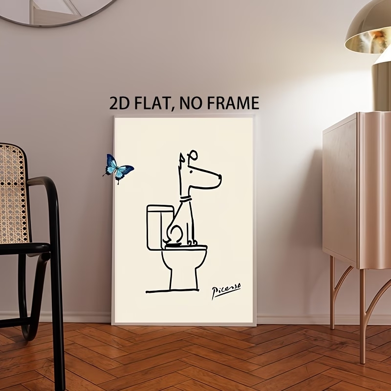 Modern,Retro Fun Dog Toilet Pi - Interior Design Living Room recension och pris