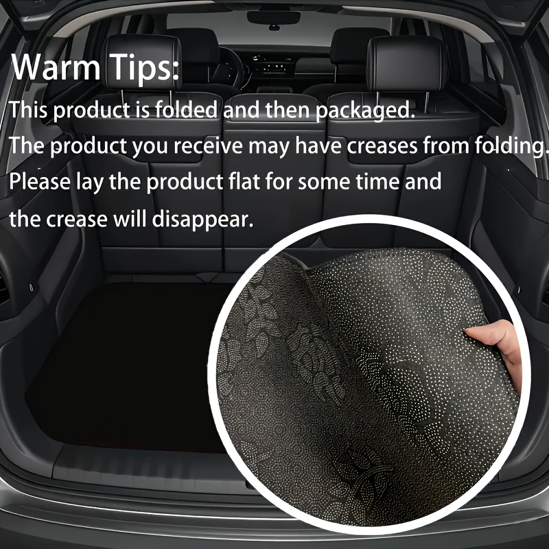1pc Car Trunk Mat, 2D Graphic  - Interior Design Graphic Design recension och pris