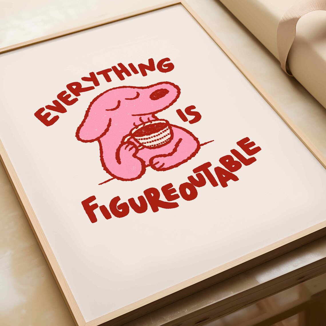 Everything Is Figureoutable Mo - Interior Design Living Room recension och pris