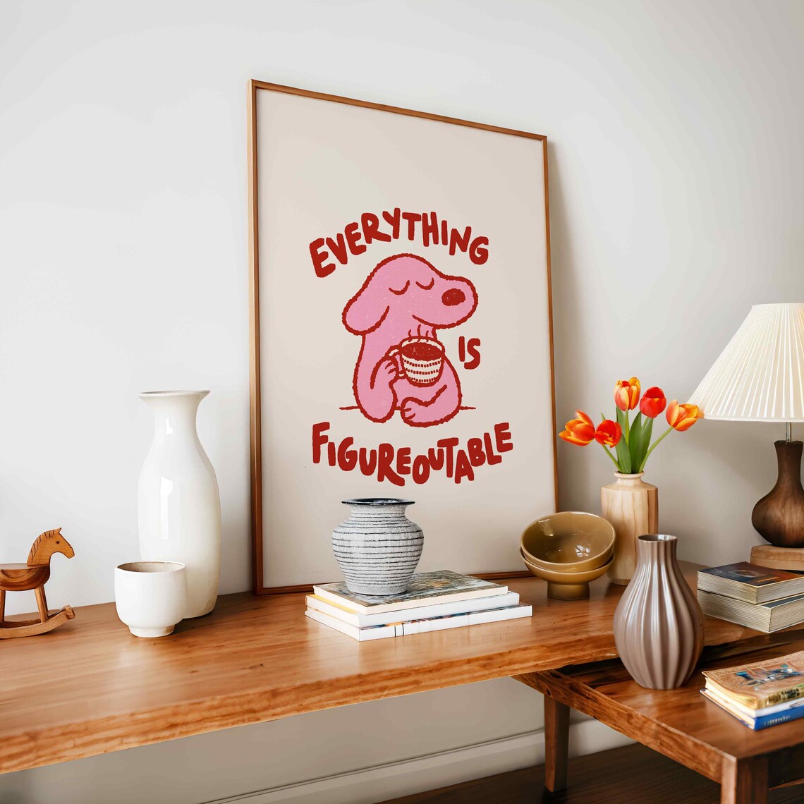 Everything Is Figureoutable Mo - Interior Design Living Room recension och pris